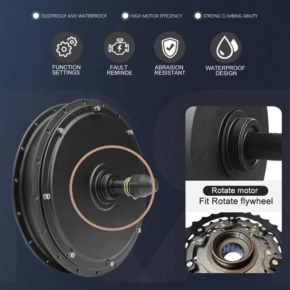 MTX39 48V52V 2000W Electric Bi - огляд і ціна 72V 5000W Hub Motor Kit
