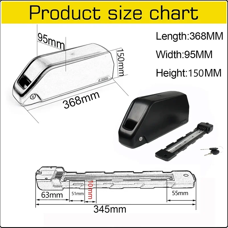 36v 48v 52v Electric bicycle c - огляд і ціна Electric Bicycle Battery 72V 30Ah