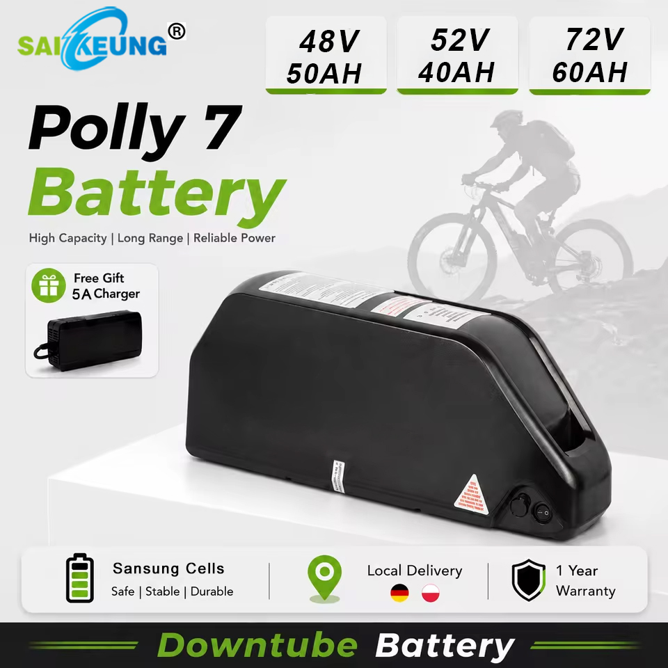 E bike cham-rider 36v 48v 52v  - огляд і ціна Electric Bicycle Battery 72V 30Ah