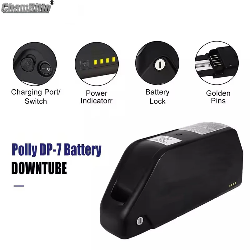E bike cham-rider 36v 48v 52v  - огляд і ціна Electric Bicycle Battery 72V 30Ah