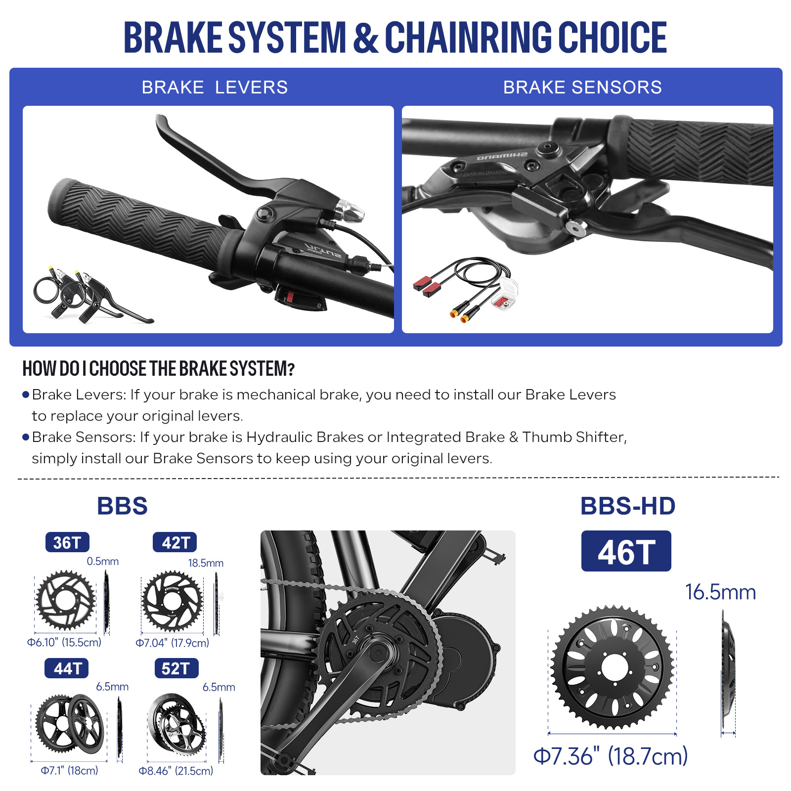 [US Stock] Bafang Mid Drive Ki - огляд і ціна Bafang Bbs02B 48V 750W Mid Drive Kit